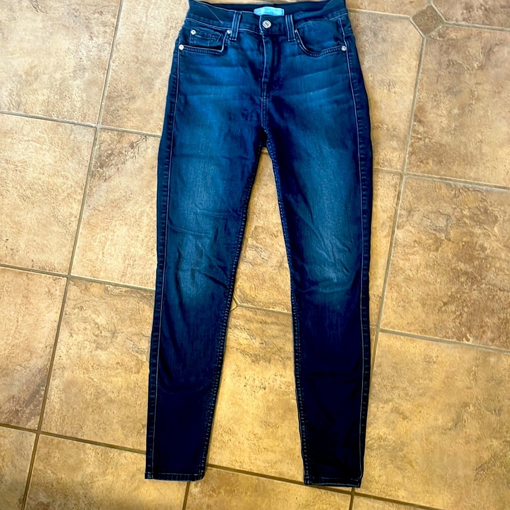 7 for all mankind jeans, (b)air denim, skinny style, sz 25.